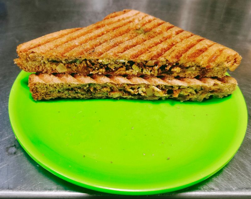 Egg Bhurji Sandwich 